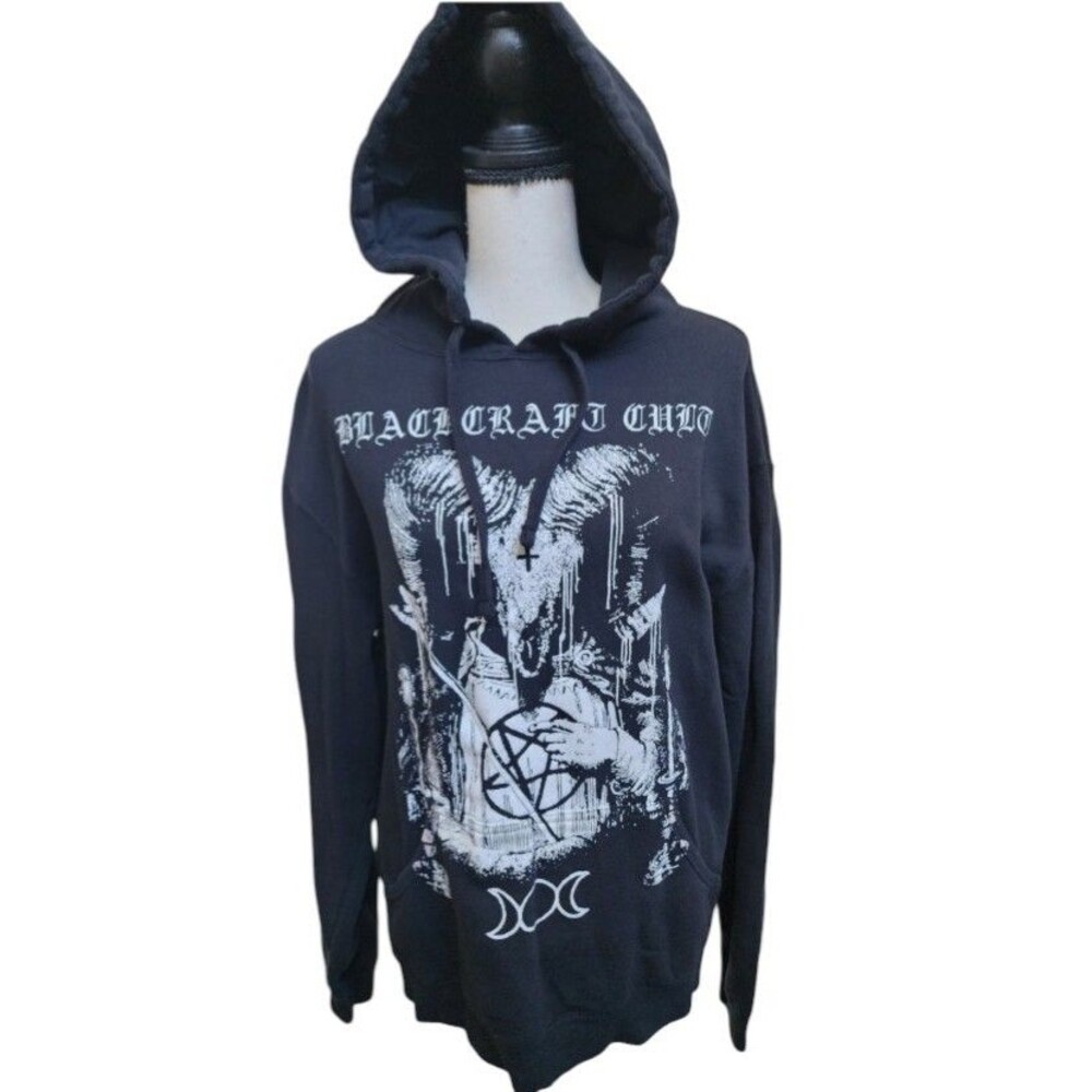 Blackcraft Cult "Noctem" Pullover Black Hoodie Size Large Punk Goth Occult